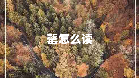 罄怎么讀