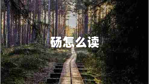 碭怎么讀