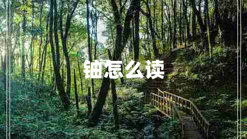 鈾怎么讀