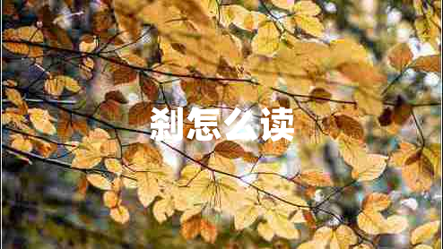 剎怎么讀