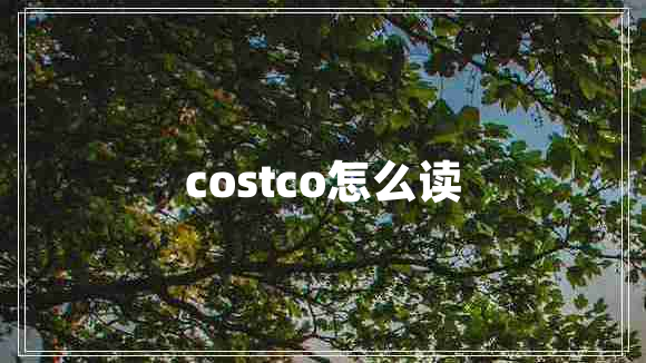 costco怎么讀
