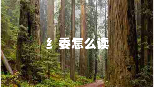 纟委怎么讀