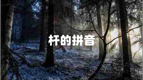桿的拼音
