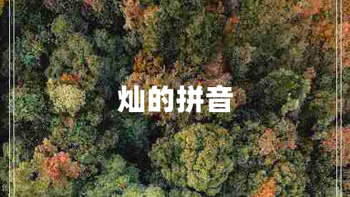 燦的拼音