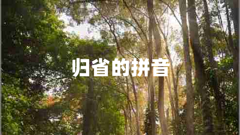 歸省的拼音