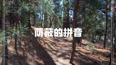 蔭蔽的拼音