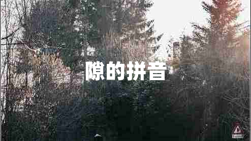 隙的拼音