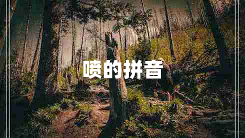 噴的拼音