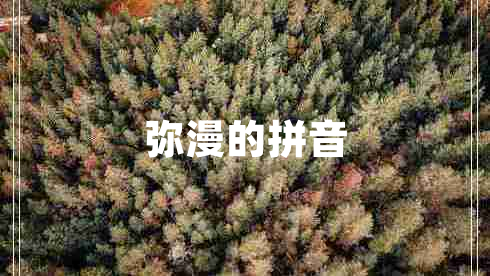 彌漫的拼音
