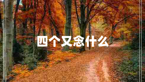 四個(gè)又念什么