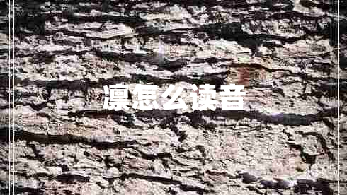 凜怎么讀音
