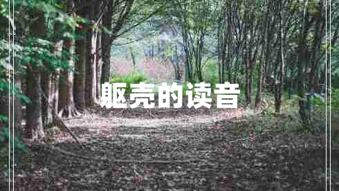 軀殼的讀音