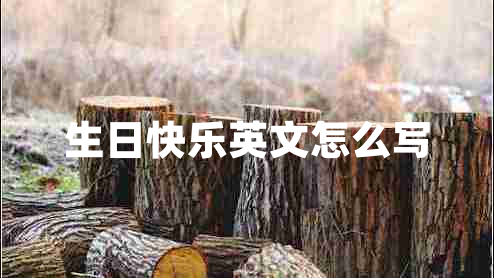 生日快樂(lè )英文怎么寫(xiě)