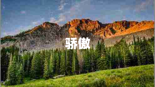 驕傲