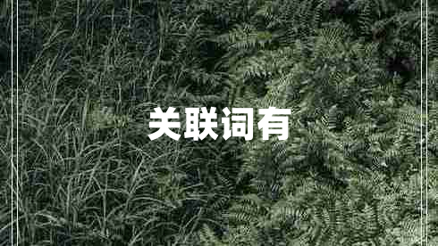 關(guān)聯(lián)詞有