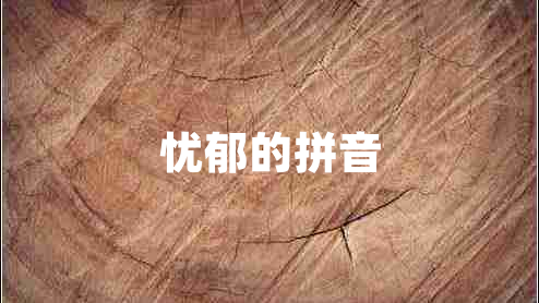 憂(yōu)郁的拼音
