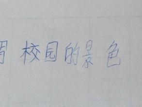 自己的校園350字左右作文