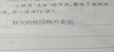 秋天的校園很美麗作文怎么寫(xiě)