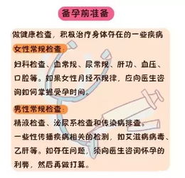 孕前準備及注意事項備孕,備孕注意事項和準備工作,男性孕前準備及注意事項