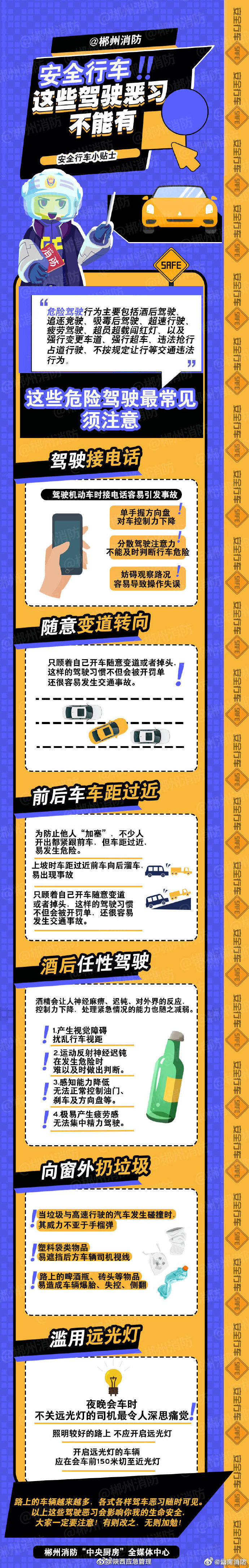 安全行車(chē) 這些駕駛惡習不能有