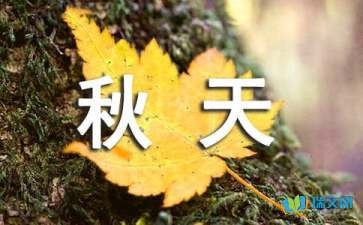 關于秋天隨筆600字