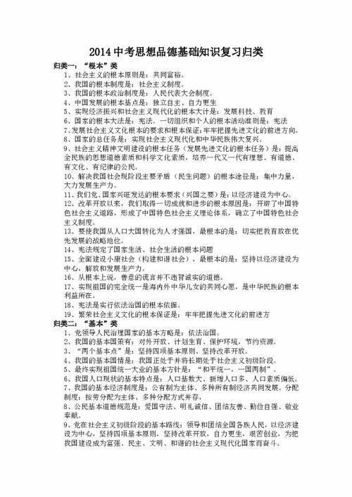 基礎類(lèi)政治知識