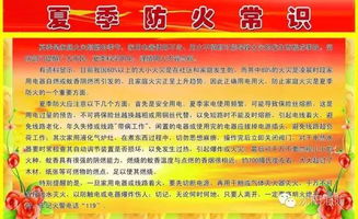 夏季防火基礎知識