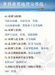 公務(wù)員地理基礎知識