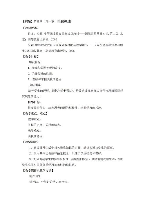 基礎知識,國際貿易,肖文