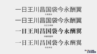 字體的基礎知識