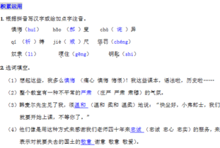 最后一課基礎知識過(guò)關(guān)