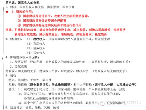 經(jīng)濟生活,高一,基礎知識
