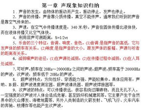 聲現象基礎知識總結