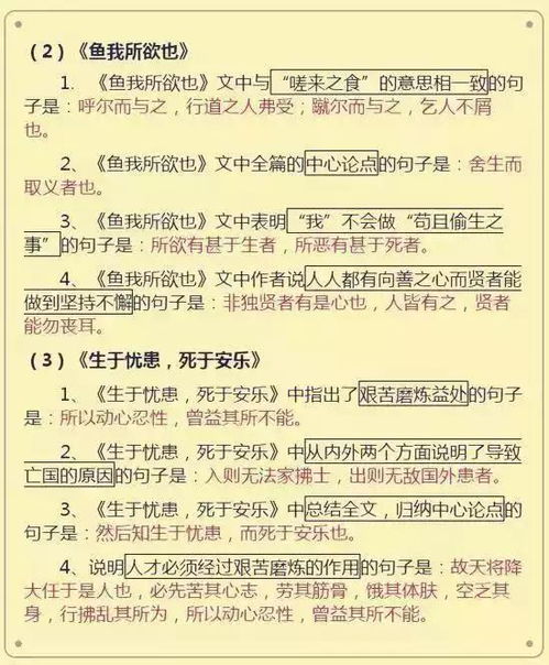 初中語(yǔ)文基礎知識包括什么