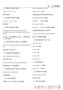 初中最基礎英語(yǔ)知識